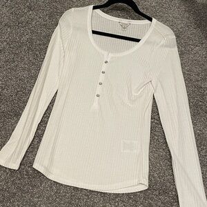 Guess long sleeve size small white color